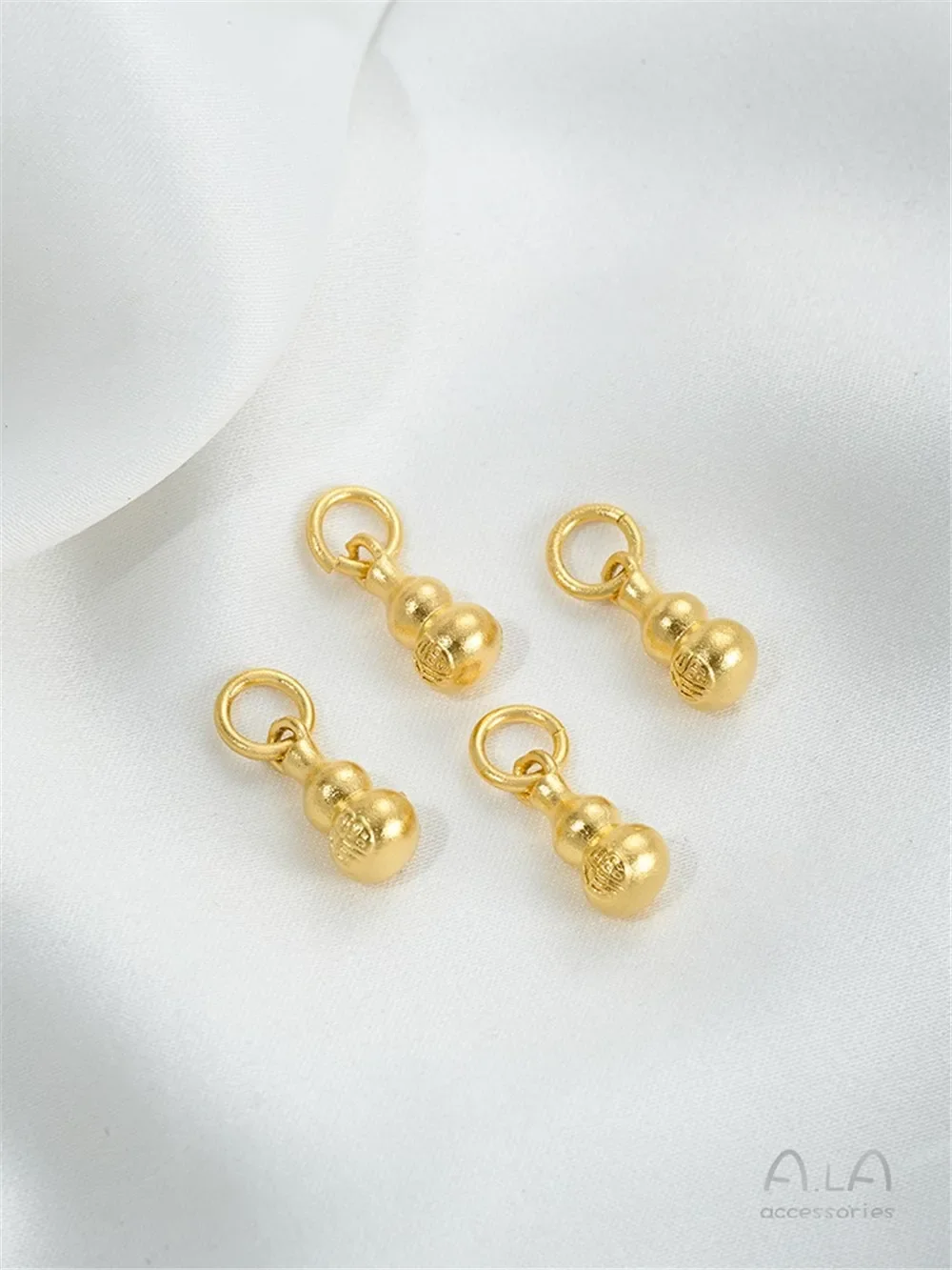 Песочное золото Fulu Тыква Подвеска Бабочка Лотос Нафу Ping An Ruyi Тег Браслет Цепочка