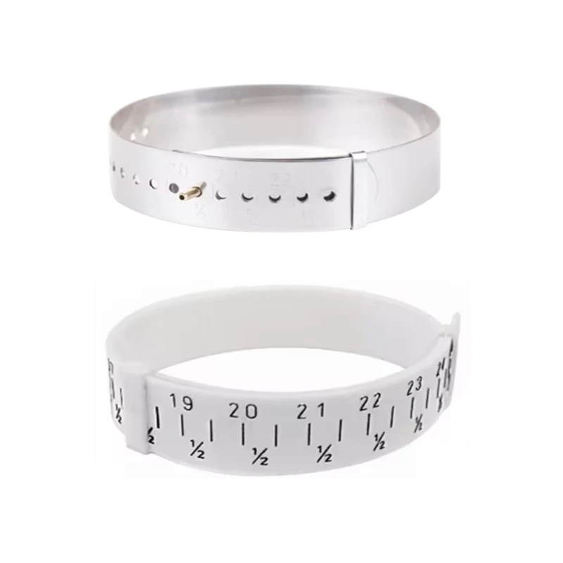 

Wrist Bangle Bracelets Sizer Gauge Measures Size 15cm-25cm Metal Jewelry Tool Drop Shipping