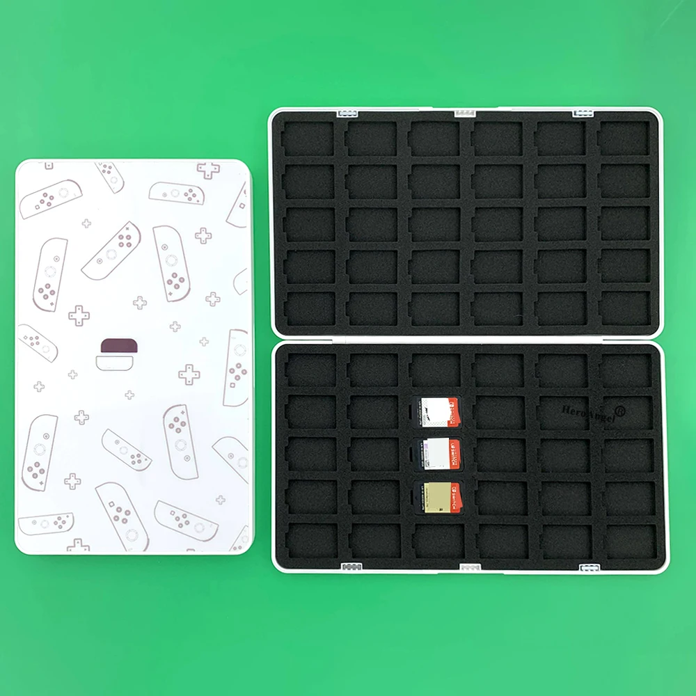 Protect Cover For NS Game Card Case Storage Box For Nintend Switch OLED Game Memory SD Card Holder Carry Cartridge Box 60 In 1