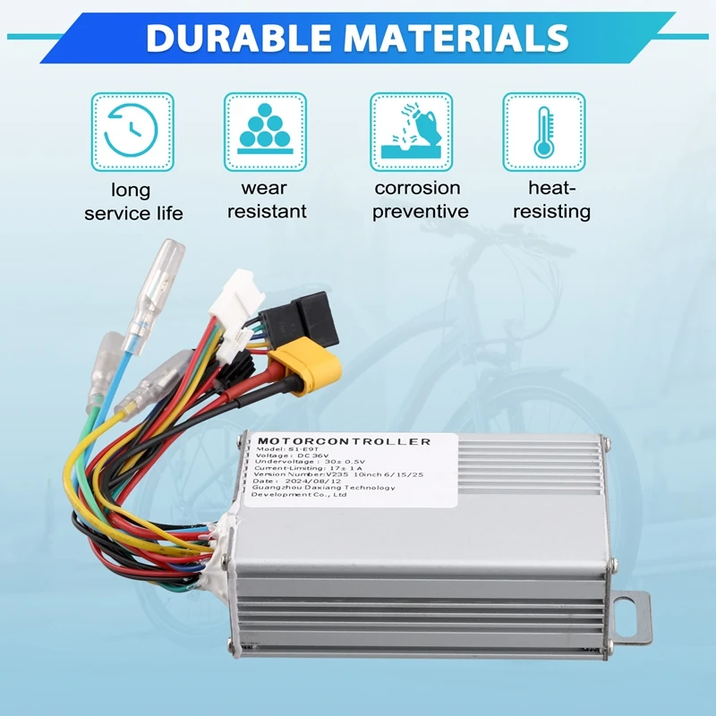 Контроллер электрического скутера E9T 350 Вт 36 В контроллер двигателя велосипеда из