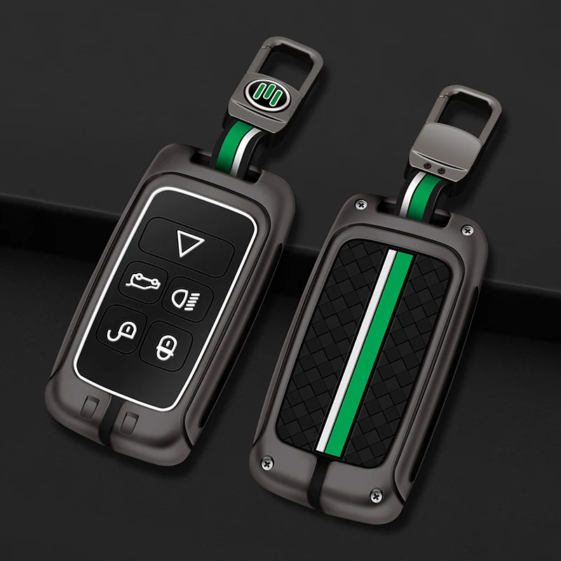 

Alloy Car Remote Key Case Cover Shell Fob Land Rover Range Rover Evoque Discovery Sport Velar For Jaguar XE E-PACE XF XJ Keyless