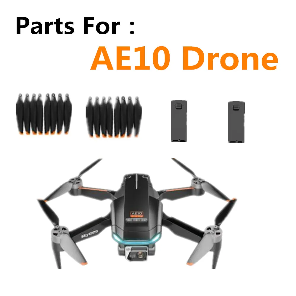 

Drone Battery Accessories 7.4V 2500Mah /Propeller Blade /AE10 Drone Original Spare Parts Flying 25 mins