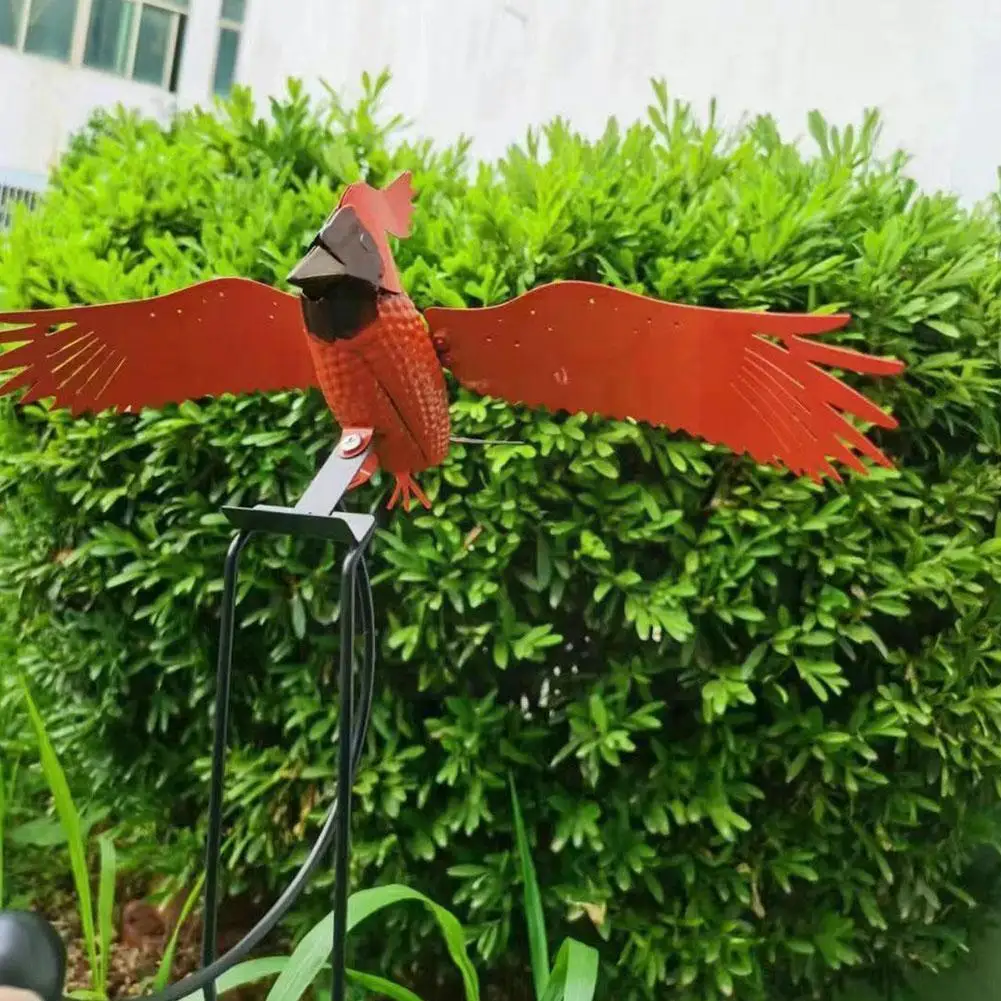 

New Dropshippingmetal Garden Windmill Decorative Patio Lawn Wind Spinners 3d Effect Outdoor Pinwheel Garden Decor For Farm N5e5