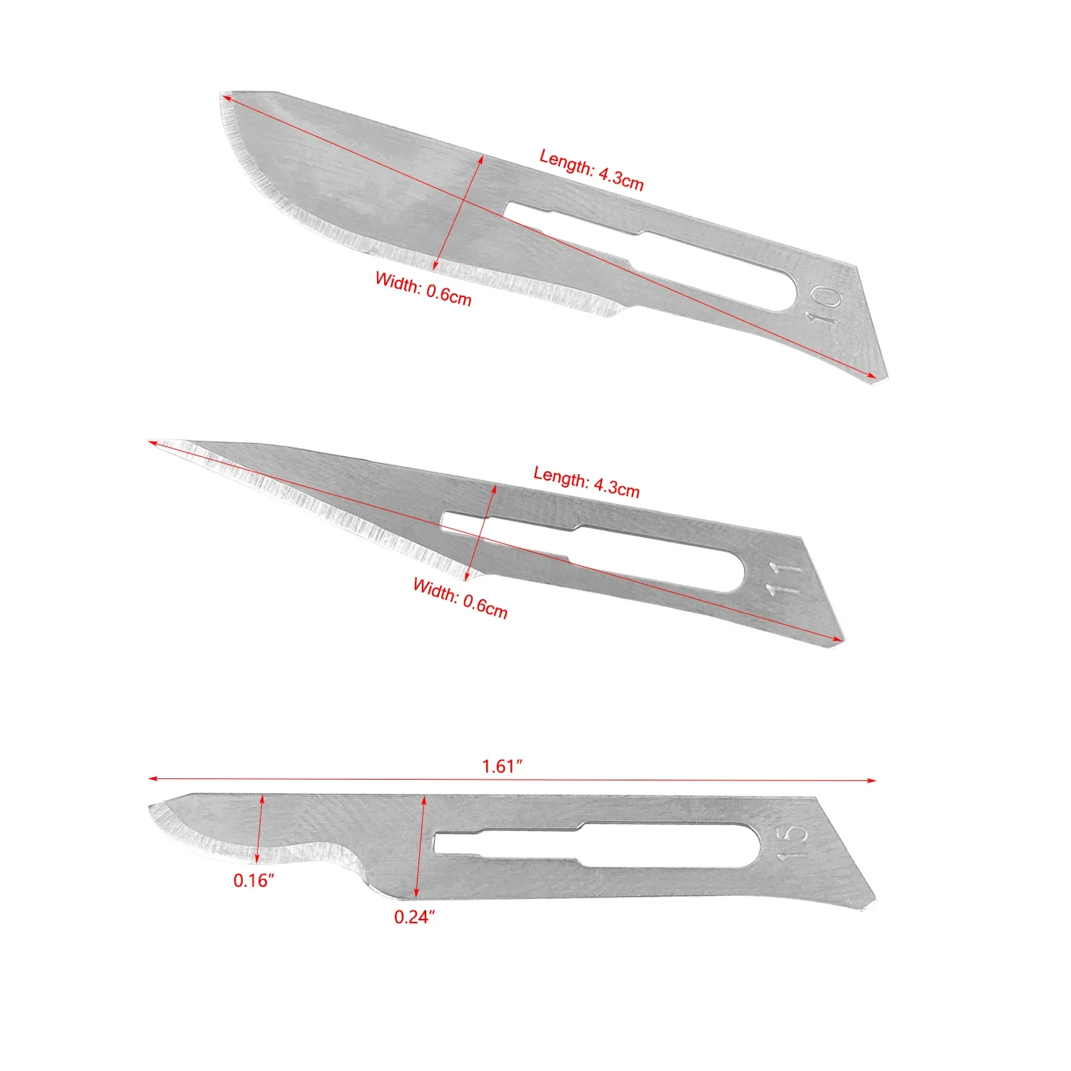 100 шт./кор. JOLANT стоматологический хирургический скальпель стерилизованные лезвия