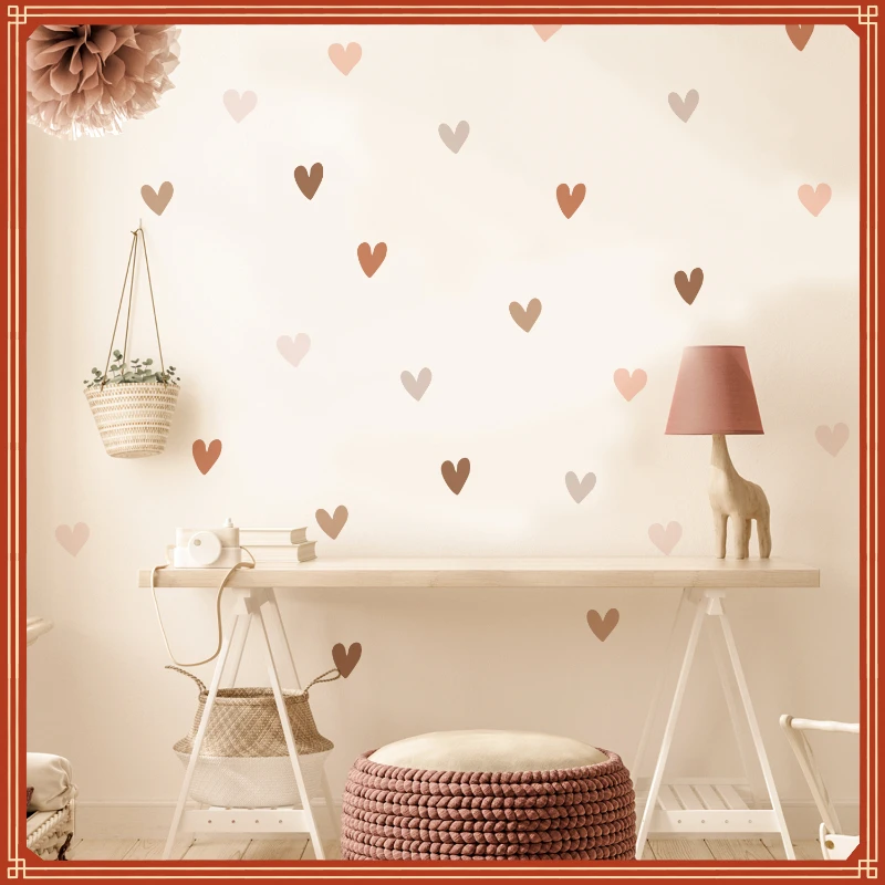 

Hearts Creative Wall Sticker For Children Baby Girls Boys Room Nursery Wall Art Decals Vinyl Mural Kids Bedroom Home Decor
