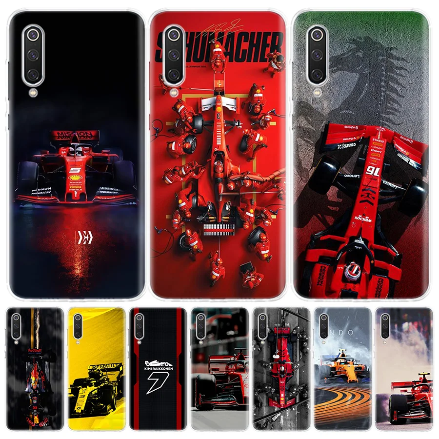 For Formula 1 F1 Car Phone Case for Xiaomi Redmi 10 10C 9 9A 9C 9T Prime 10A 8 8A 7 7A 6A 6 Pro S2 K20 K30 K40 Fashion Cover
