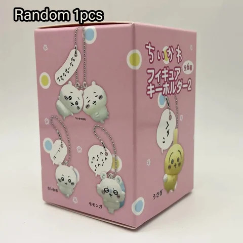 Случайная фигурка Chiikawa, набор игрушек, милый Chiikawa Usagi Hachiware Momonga Kurimanju, брелок, кулон, коллекционный подарок для детей
