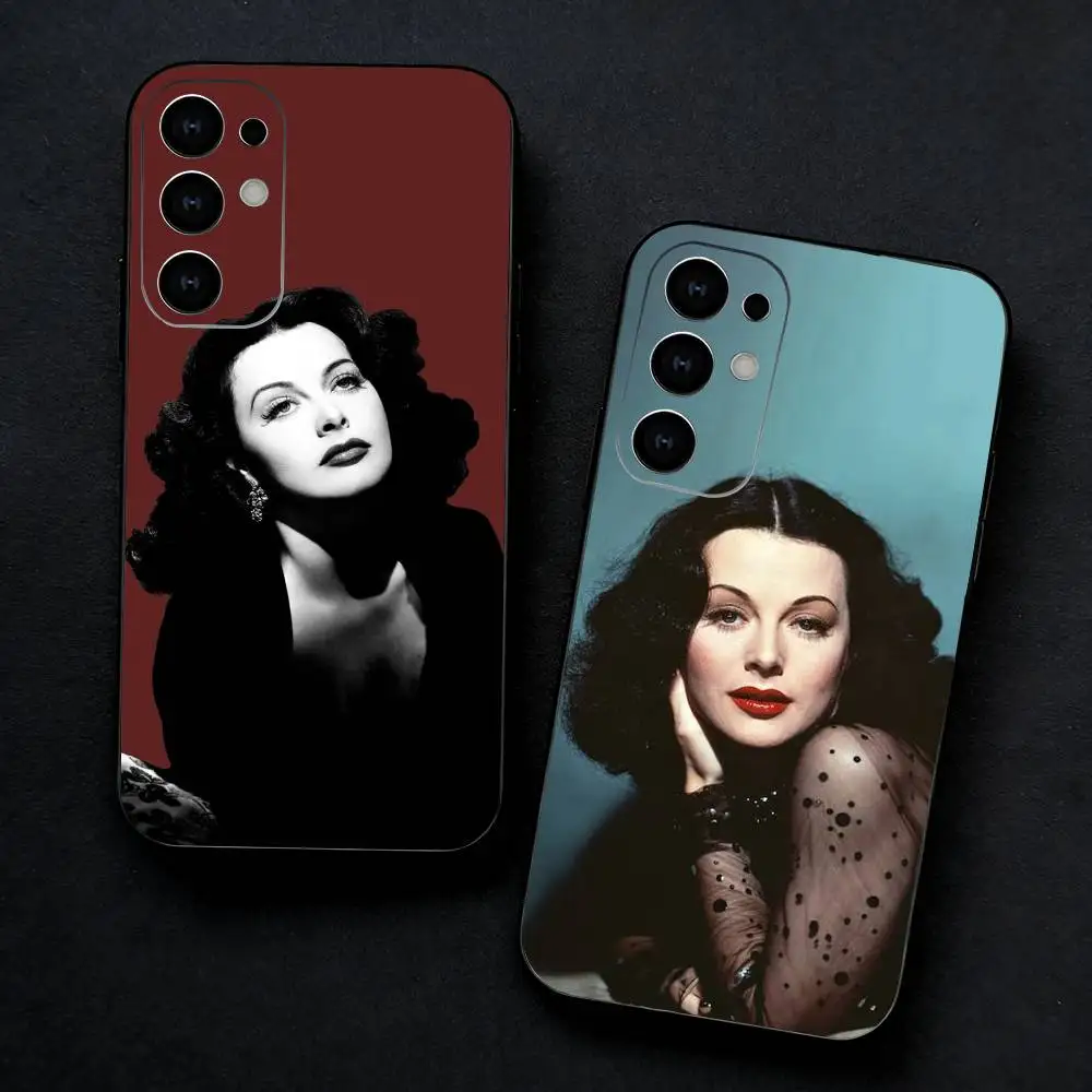 Фото Чехол для телефона Actor Classic H-Hedy L-Lamarr для Samsung S25, S24, S23, S22, S21, S20, Ultra, Plus, FE, черный, мягкий №1