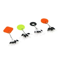 20group 120pcsset tackle resistance space not to hurt the line vertical beans rod clipo shaped fishing accessories