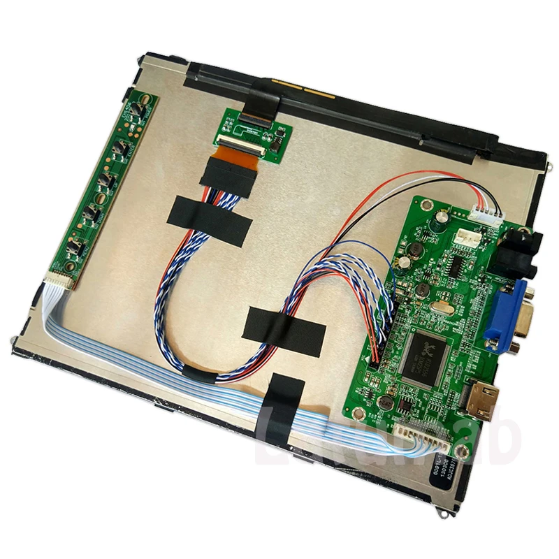 Портативный монитор Latumab 2K для IPAD3 9 7 дюйма 2048x153 6 ЖК-дисплей с VGA + HDMI/Mini HDMI плата