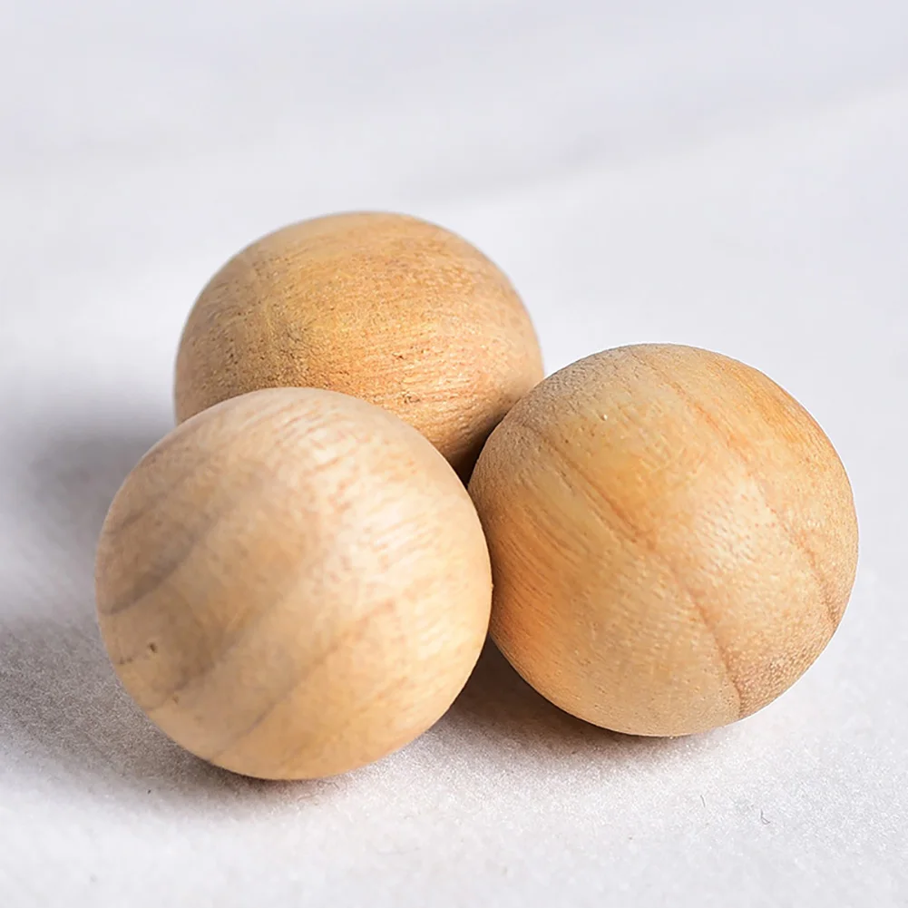 

50 шт., влагонепроницаемые деревянные мячи для борьбы с вредителями