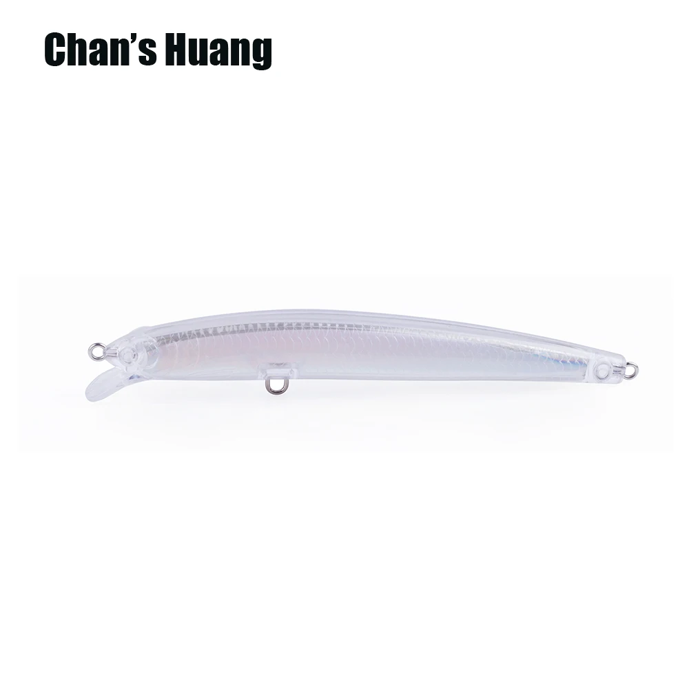 

Chan's Huang 20PCS 118mm 11.2g Blanks Rattles Minnow Unpainted Hard Jerkbait ABS Plastic Fishing Lures Long Cast Bass Tackle