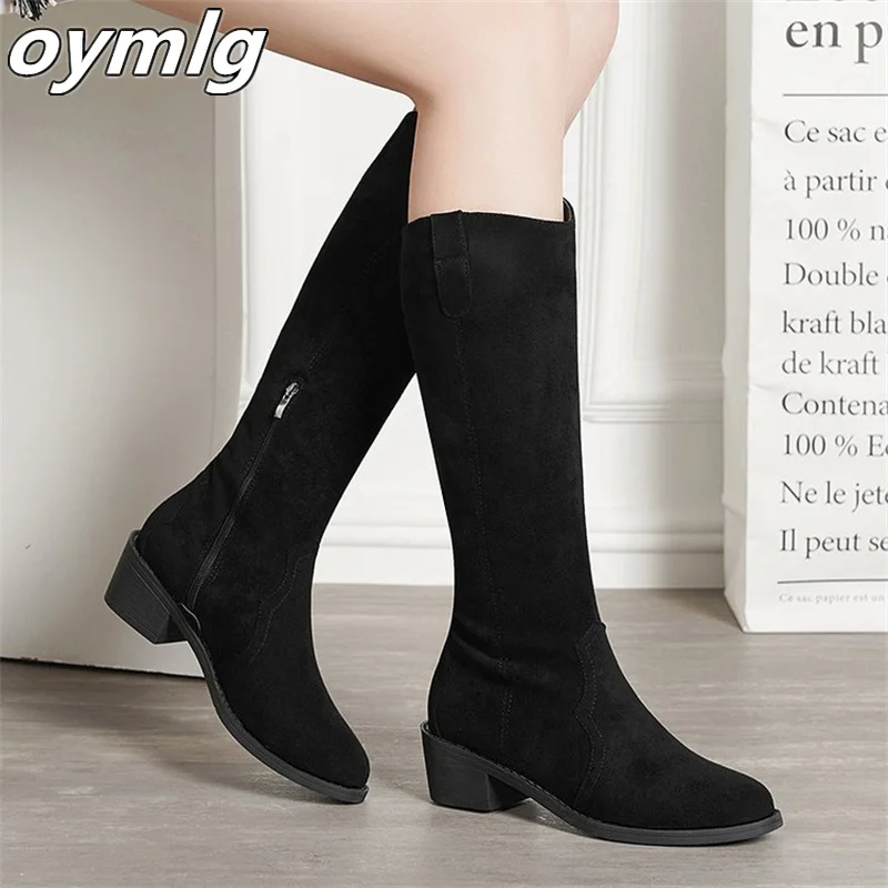 

Женские ботинки на плоской подошве, большие размеры 40-43