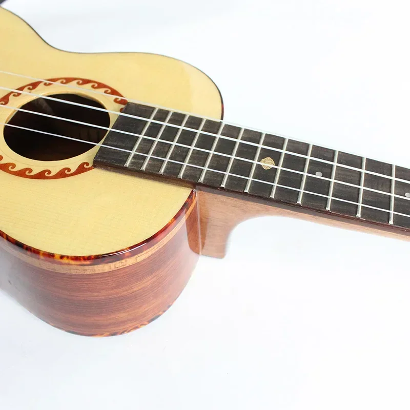 LEHO Высокое качество 23 26-дюймовая гавайская гитара из ели с твердым верхом
