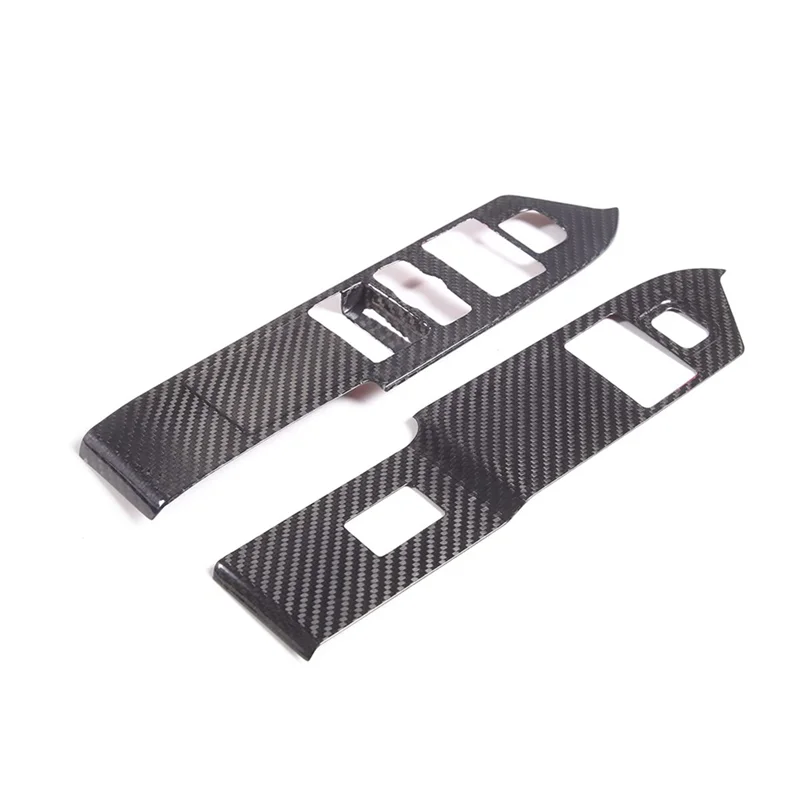 Сухой карбоновый переключатель подъема окна накладка на рамку для Land Rover Defender 90