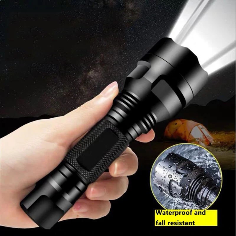 

Litwod Z20 LED Flashlight Torch C8 5 Mode XML L2 T6 Q5 High Power Lamp Light Super Bright Portable Led Light for Camping fishing