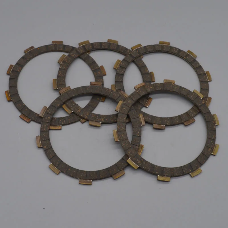 

5 шт./компл. JS171FMM LC171FMM детали двигателя колодка сцепления фрикционные диски для Jianshe Roketa 250cc JS250 250 ATV Quad Loncin Bashan