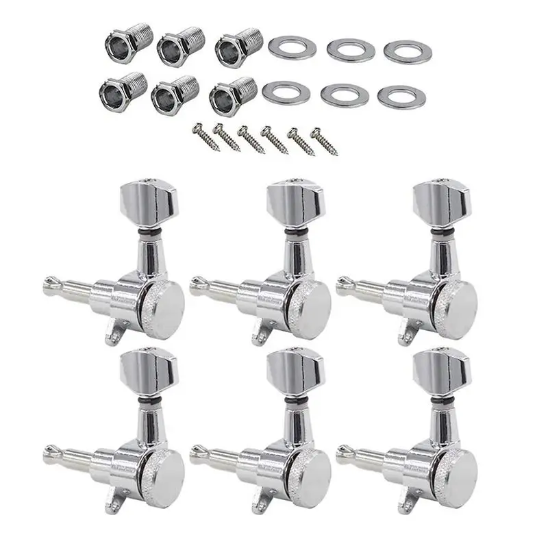 

Inline Guitar Locking Tuners String Tuning Pegs Guitar Tuning Pegs Guitar Tuning Pegs 6pcs Guitar String Tuning Pegs Key Machine