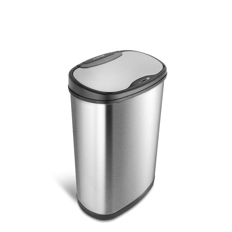 13.2 gal / 50L Motion Sensor Kitchen Garbage Can, Stainless Steel