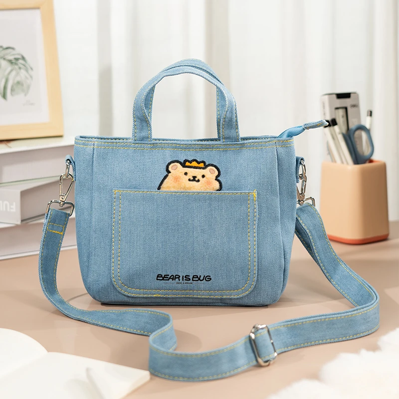 Сумка Miniso Bearisbug через плечо оригинальная портативная вместительная сумочка