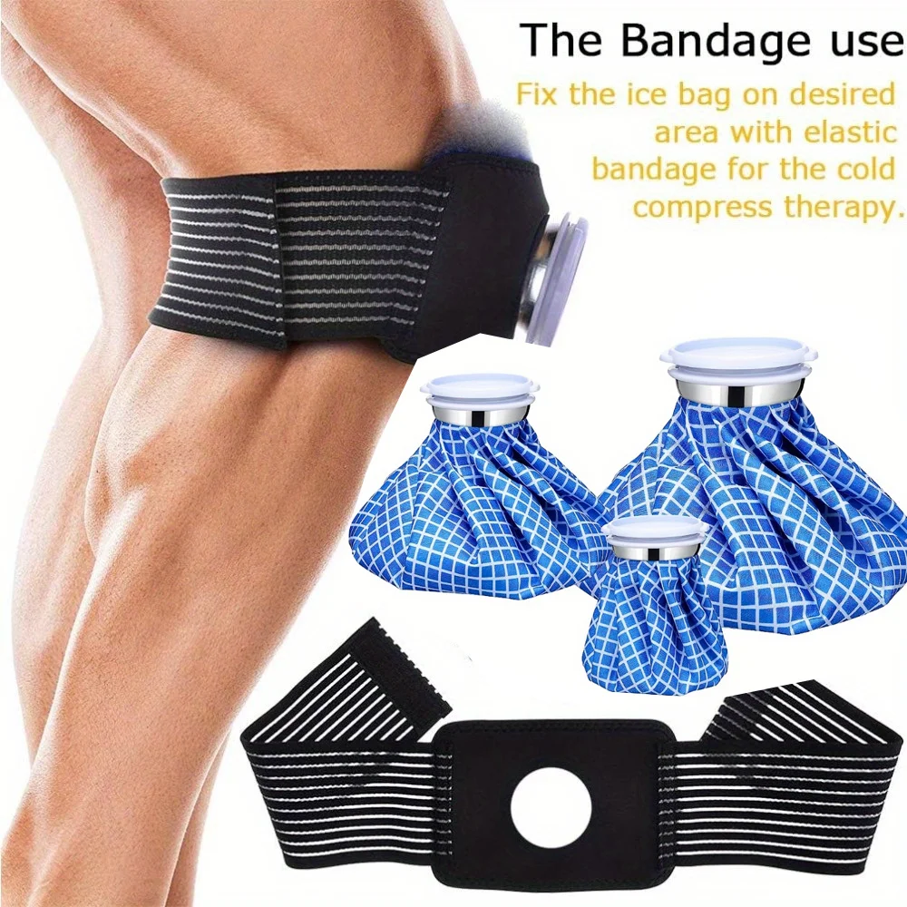 Многоразовый холодный и горячий терапевтический пакет со льдом для массажа