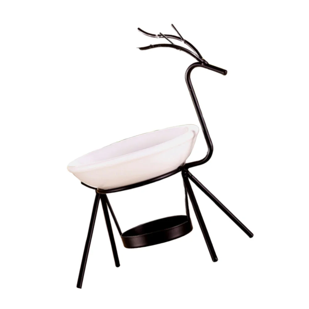 

Burner Incenseholder Wax Oil Deer Aroma Iron Wedding Reindeer Christmas Candlestick Ash Catcher Plate Decoration Melt Warmer