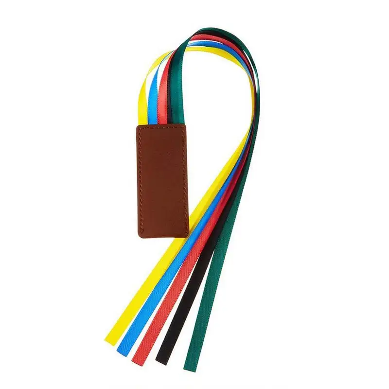 

Retro Leather Ribbon Book-marks Documents Notebook Book-mark Handmade Vintage Book Marker Page Holder Stationery Christmas Gifts