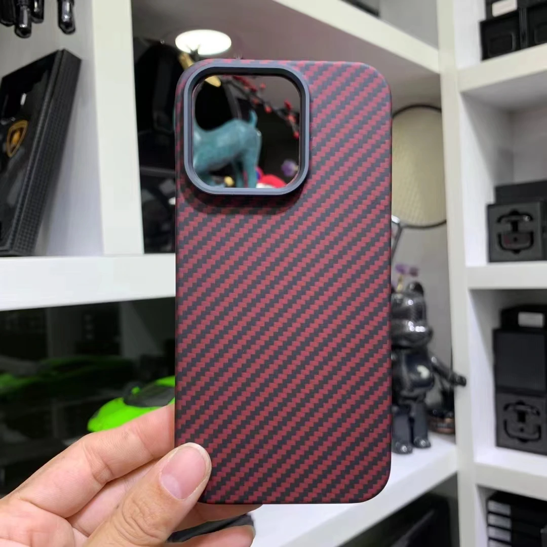 

Ультратонкий чехол из углеродного волокна для iPhone 14 Pro Max, Суперлегкий чехол-накладка с кольцом для защиты объектива для iPhone 14 Pro