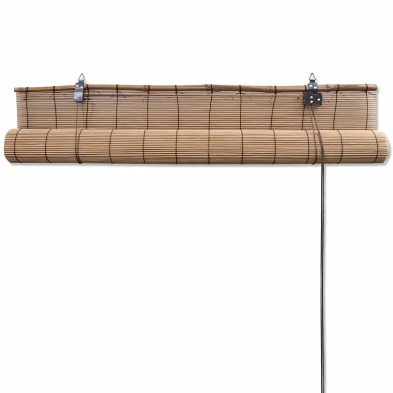 

Wood Window Shutters vidaXL Store roulant en bambou 140 x 220 cm Marron