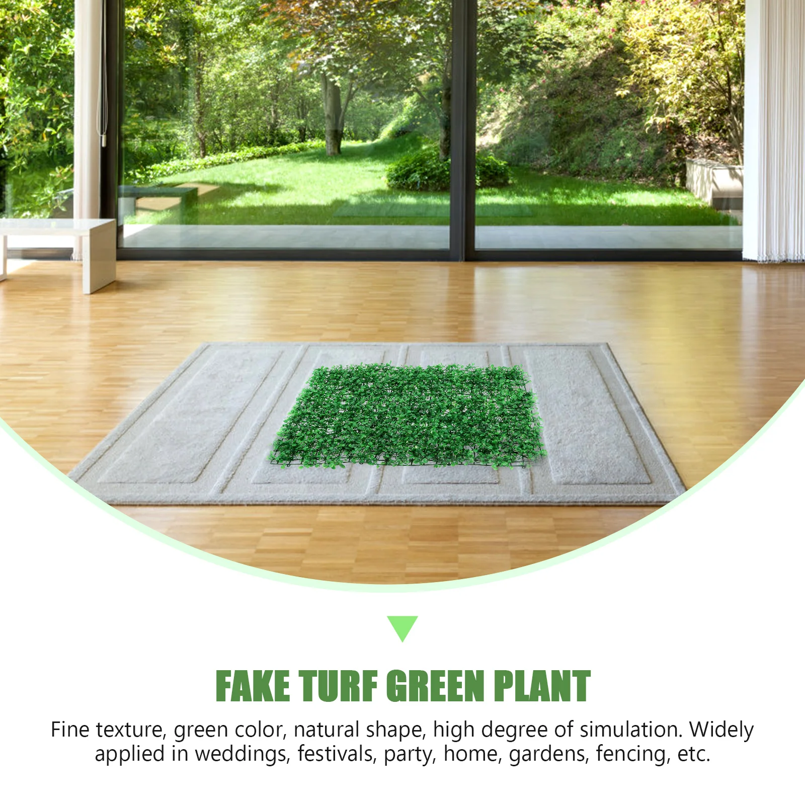 1 набор декоративный коврик для газона |