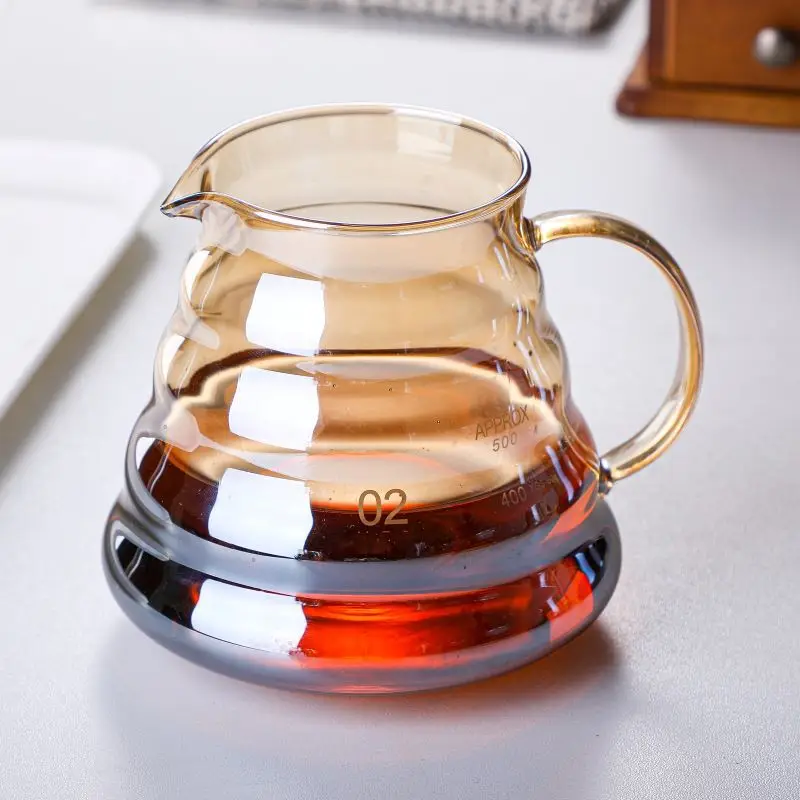 Набор для кофе Pour Over V02 капельница 600 мл сервер V60 фильтр Стеклянная Воронка