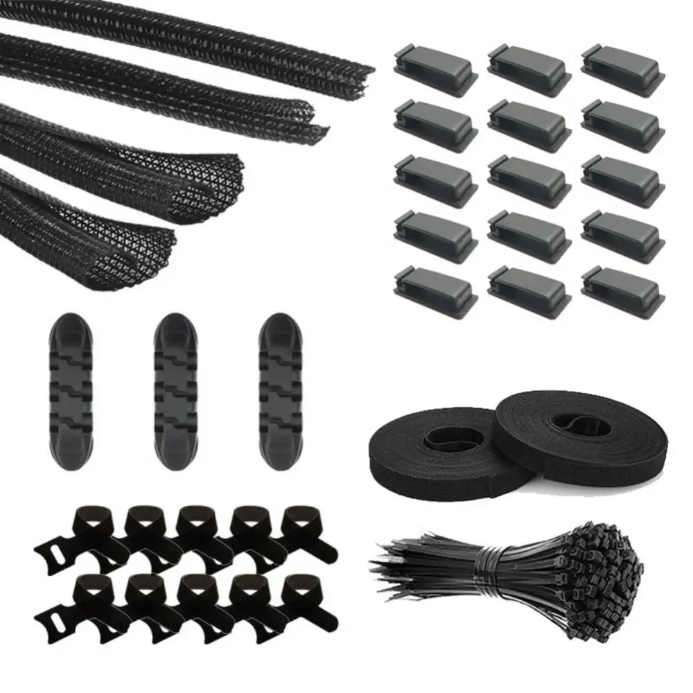 

Wire Hider Winding Organizer Cord Clips Self-adhesive Cords Bundlers No Punching Cables Winder Durable And Not Easy To Deform