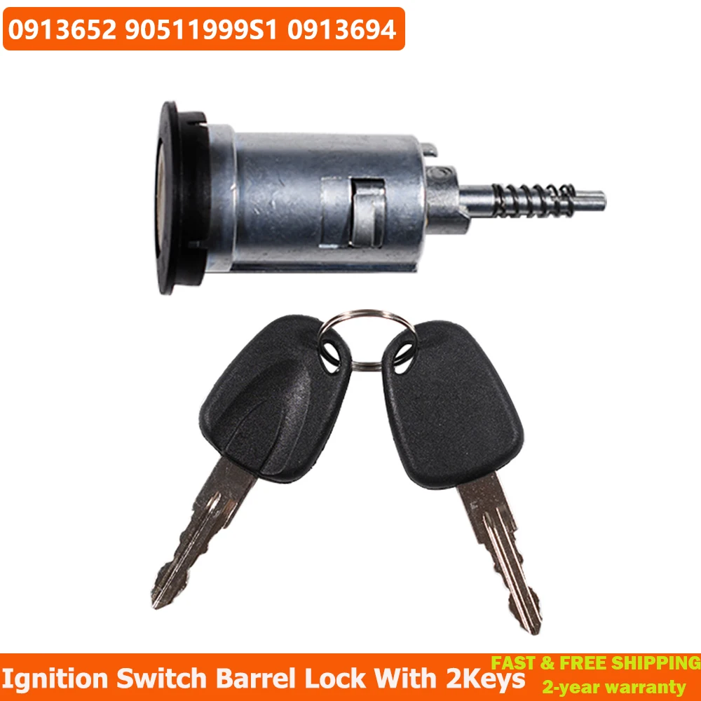 

Замок зажигания с 2 ключами для Opel Ascona C Vauxhall Corsa 0913652 0913694 90511999s1 0913652s1 913694s1