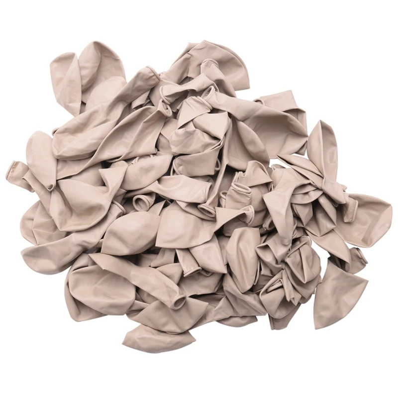 

White Sand Balloons 12 Inch 100 Pcs Baby Shower Party Balloons Happy Birthday Decoration Balloons