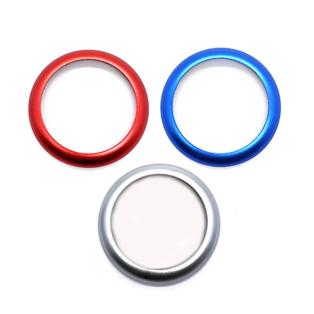 Автомобильный ключ зажигания кнопка старт стоп кольцо отделка наклейка для Nissan