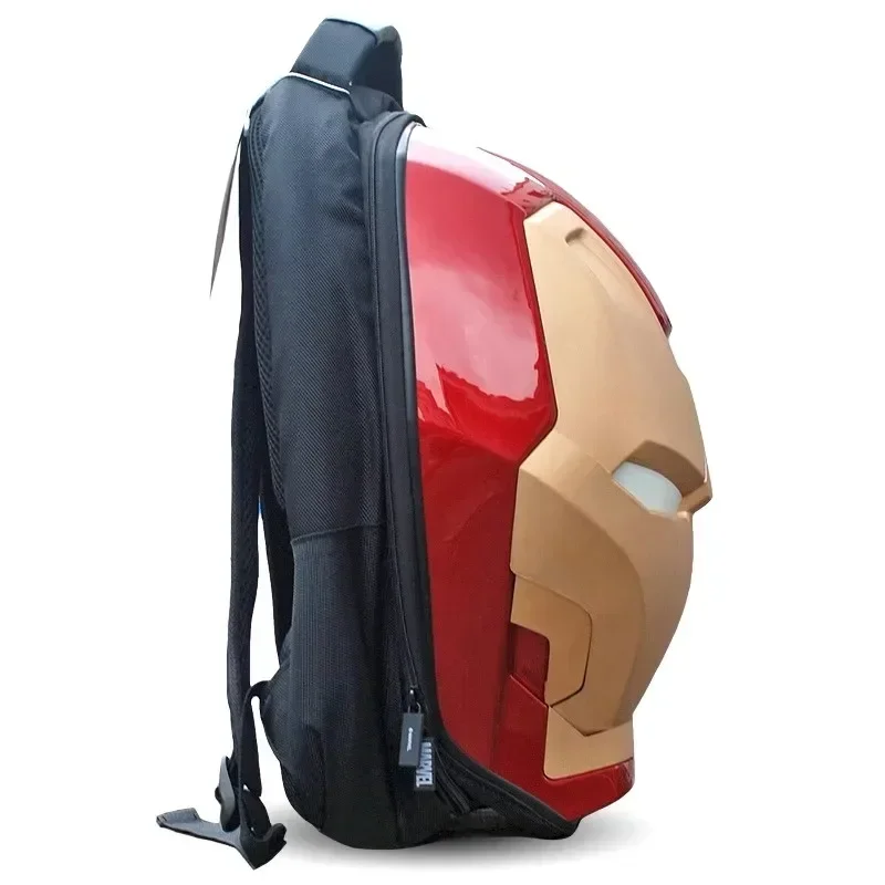 Мотоциклетная сумка Marvel Iron Man крутой рюкзак с мультяшным дизайном для взрослых