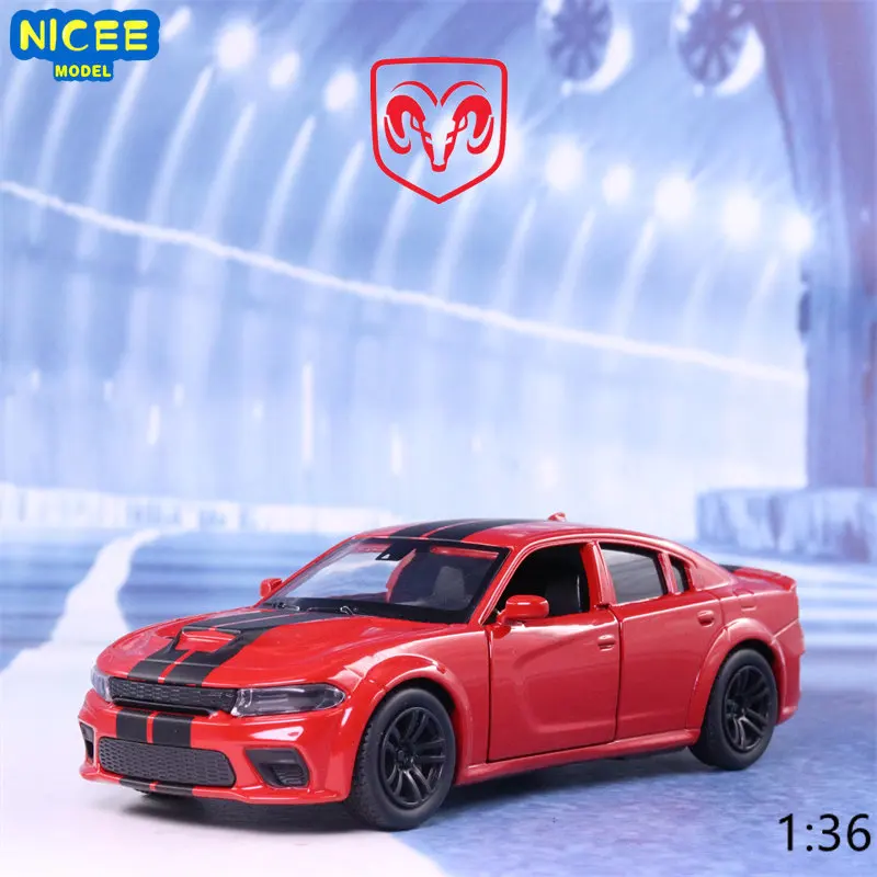 

1:36 Dodge Charger SRT Hellcat Fast Furious Simulation Car Of Model Alloy Toy Car Muscle Vehicle Metal Cars Birthday F142
