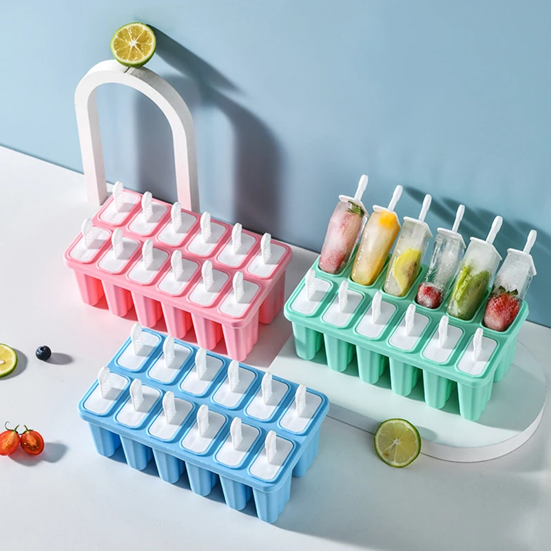 

12 вариаций, искусственная кожа с крышкой, коробка для фруктового льда «сделай сам», форма для десерта, форма для мороженого, фруктовый сок, льдогенератор