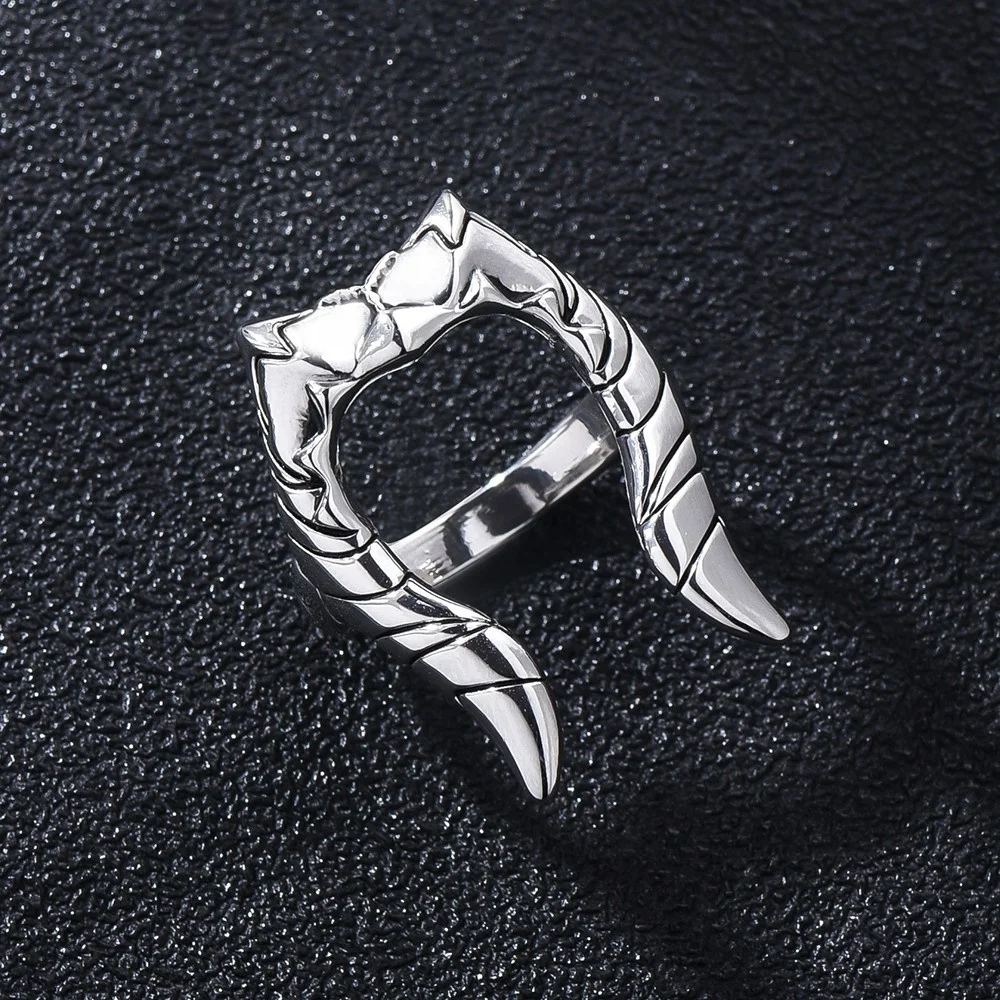 

Classic Movie Universe War Ahsoka Ring Delicate Silver Plated Cosplay Jewelry for Woman Girl Film Fans Gift