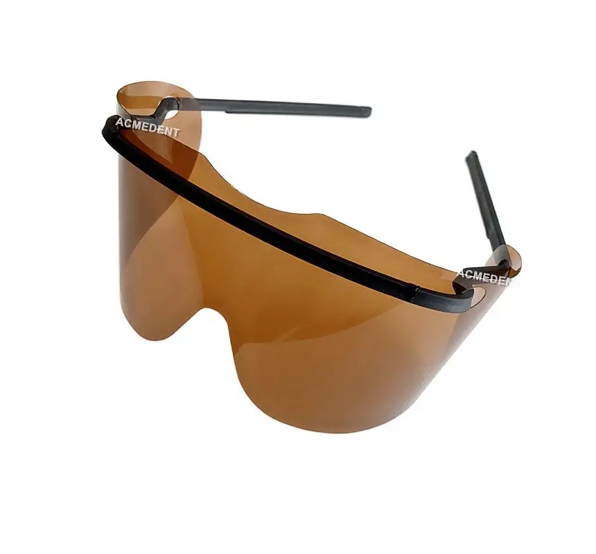 

Dental Safety Glasses Orange Goggles Anti-fog Light Curing Protector Whitening