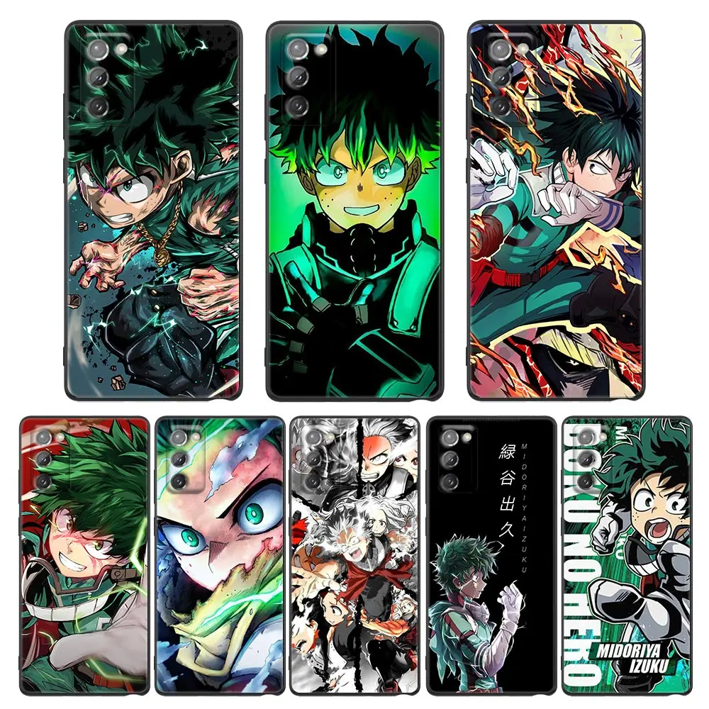 

Case For Samsung NOTE 20 10 9 8 Ultra Lite M51 M33 M32 M31 M30 M30S M23 M20 M10 5G J8 Pro Plus Prime Case My Hero Academia Deku