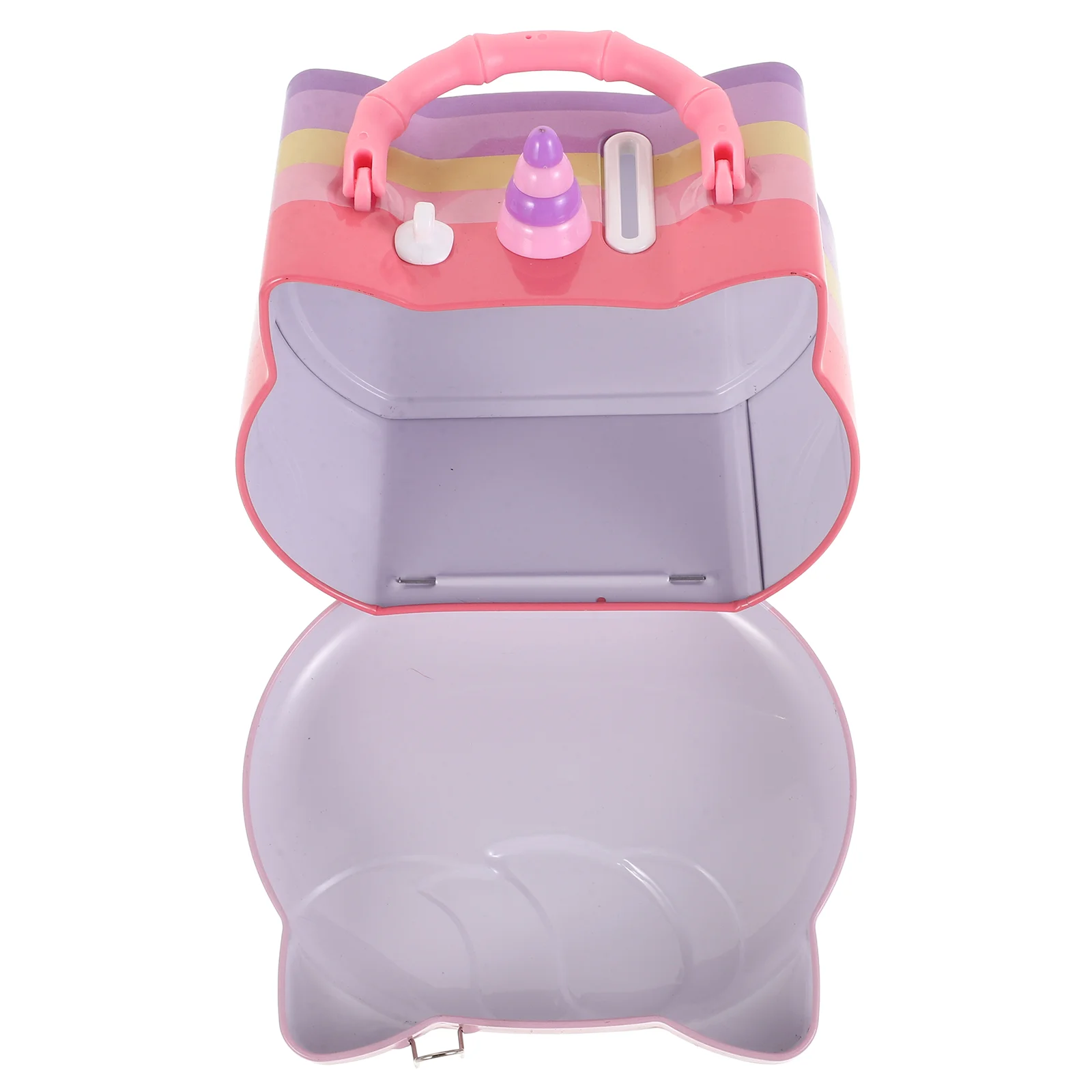 Украсьте настольную детскую копилку для детей железная мультяшная банка денег с