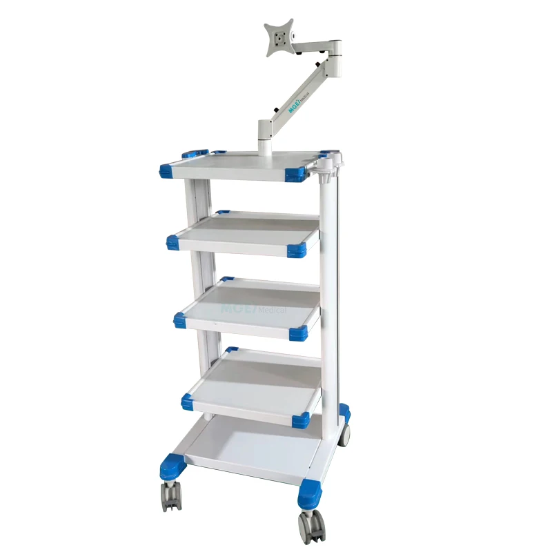 

MGE-MT19 MEDIGE Medical Device China Cheap Equipment Trolley Lift High ABS Hospital Furniture Endoscopic Cart