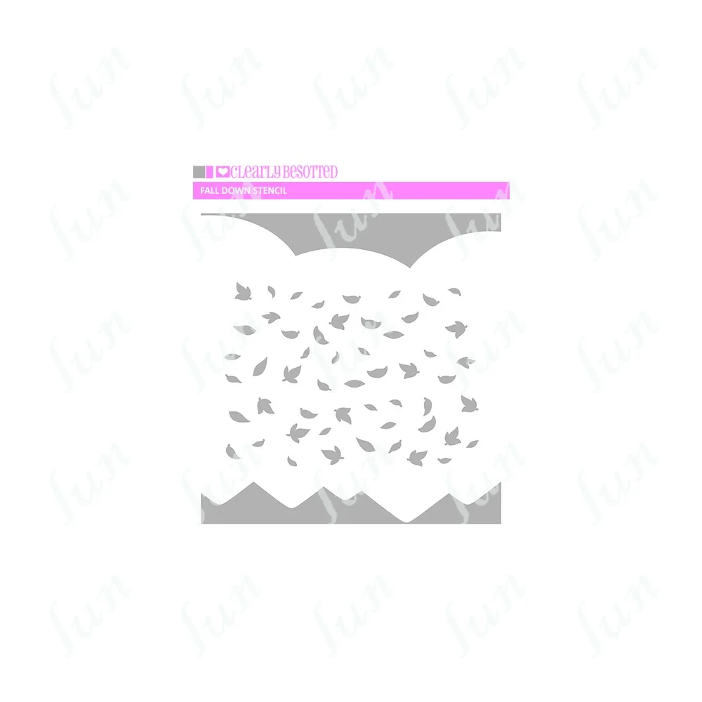 

Hot Sale Fall Down Leaves Layered Production Stencils Handmade Painting DIY Scrapbook Coloring Embossed Photo Album Decoration