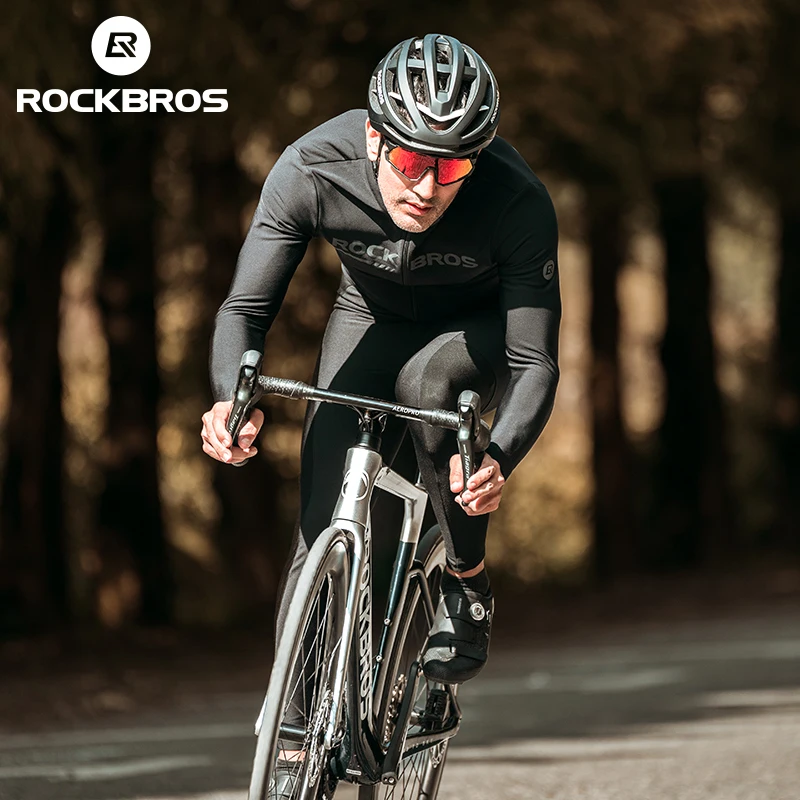 Комплект утепленной куртки ROCKBROS для мужчин и женщин спортивный костюм из джерси