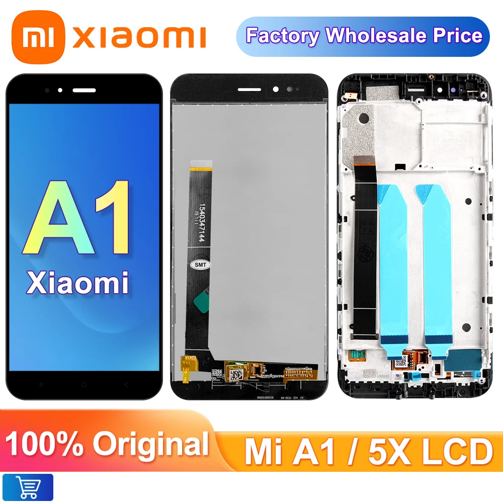 Оригинальный ЖК-экран 5 дюйма для Xiaomi Mi A1 сменный дисплей A1/5X MDG2 MDI2 с сенсорным