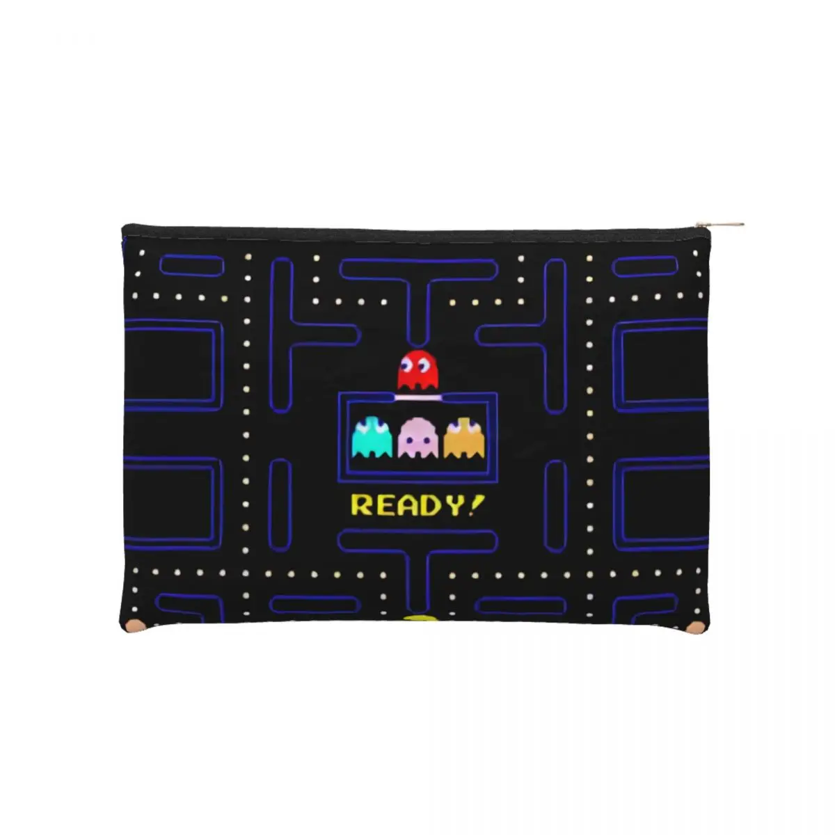 

PacMan Doodle Arcade Game Makeup Bag for Women Travel Cosmetic Organizer Cute Storage Toiletry Bags