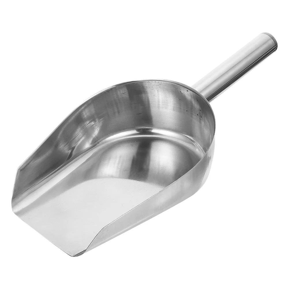 

Popcorn Shovel Food Shovel Bar Ice Shovel Stainless Steel Scoop Kitchen Supply