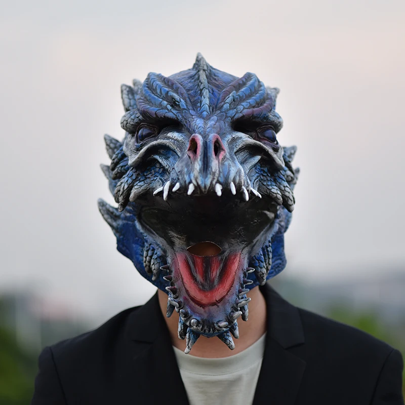 

Маска на Хэллоуин, костюм на Хэллоуин, маска дракона, косплей-маска, костюм для вечеринки, маска для Марди Гра