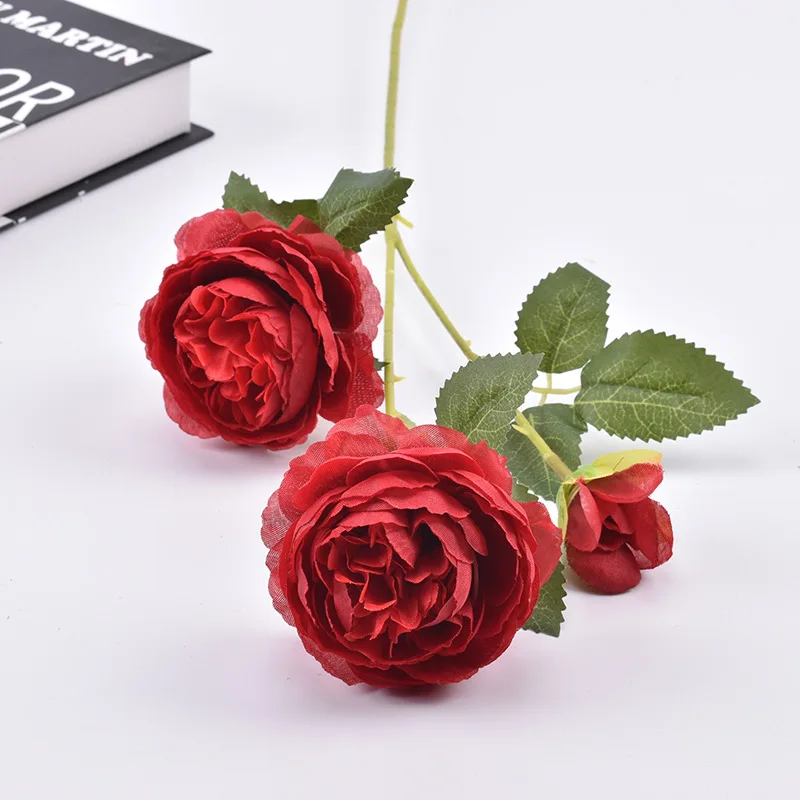 

Wholesale Peony Flower Simulation Flower Home Wedding Props Layout Decorative Flower Silk Flower Flowers Artificial Fake Plants